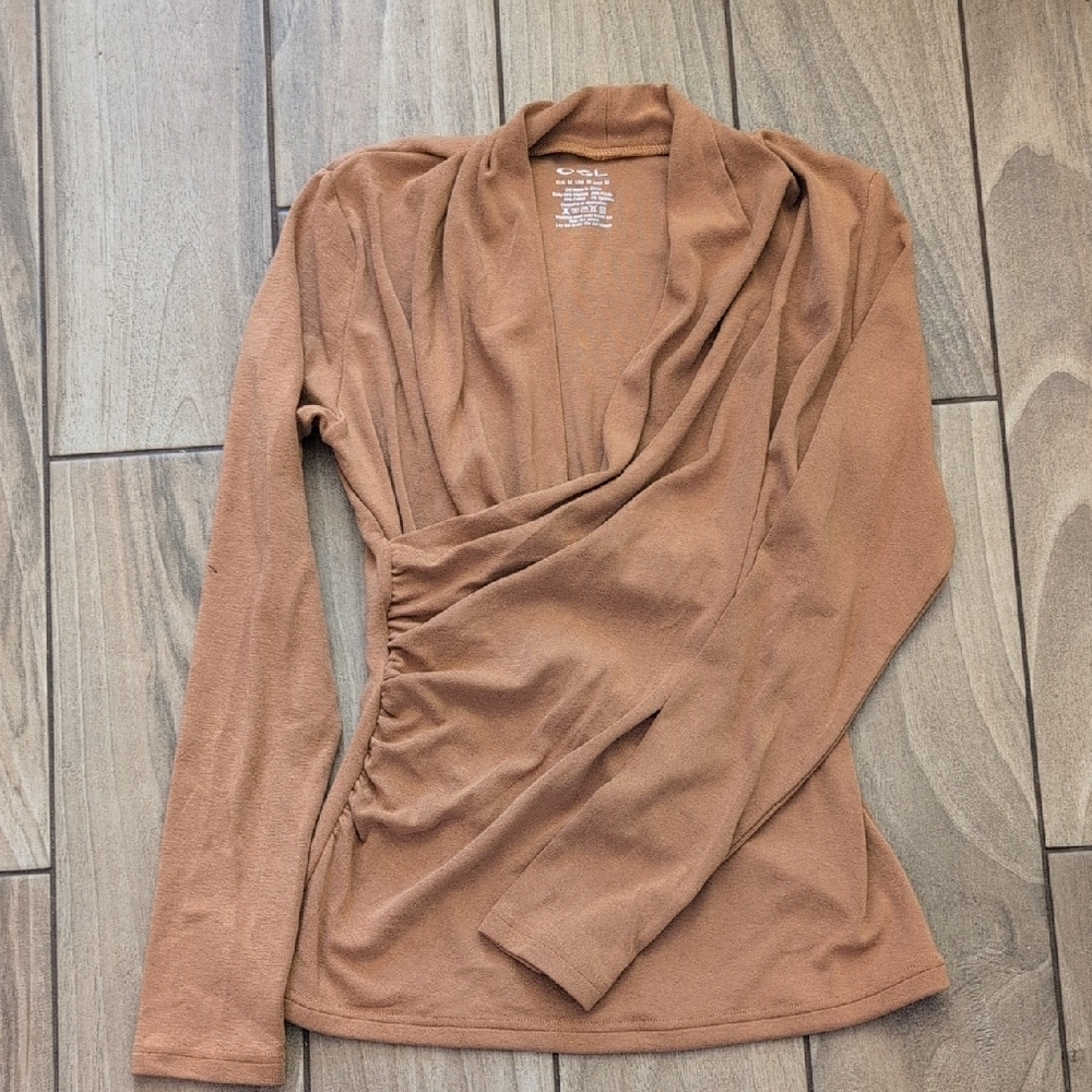 OGL Women's Long Sleeve Tee - Brown